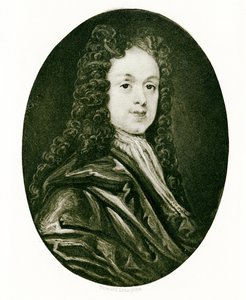 Portrait miniature de John White, c.1719